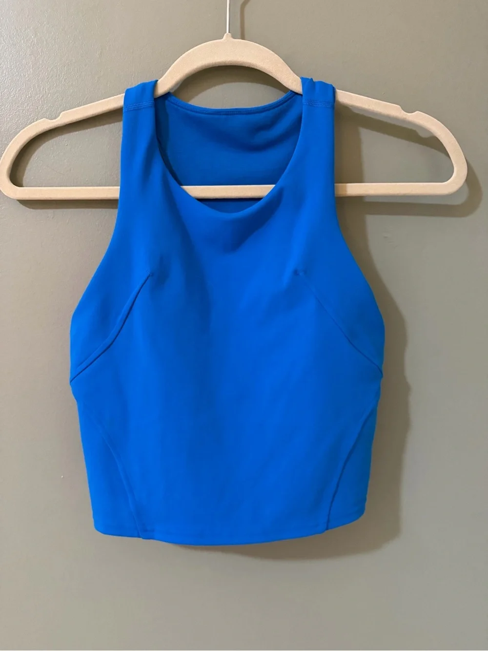 Lululemon Wunder Train Racerback Tank Top in a poolside blue size 6